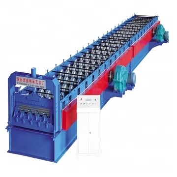 Rollo de la cubierta de SteelFloor que forma el equipo de fabricación de la placa de la cubierta de piso de la máquina